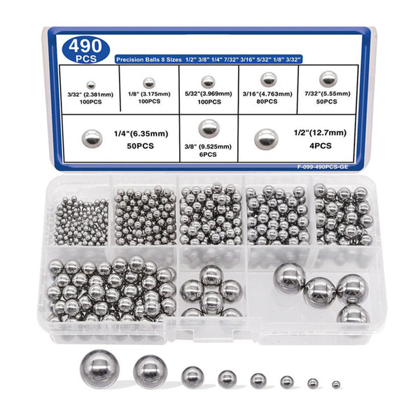 Precision Boxed Steel Ball Assortment Kit (Enjoy 15% Off, Code: BB15) | Harfington