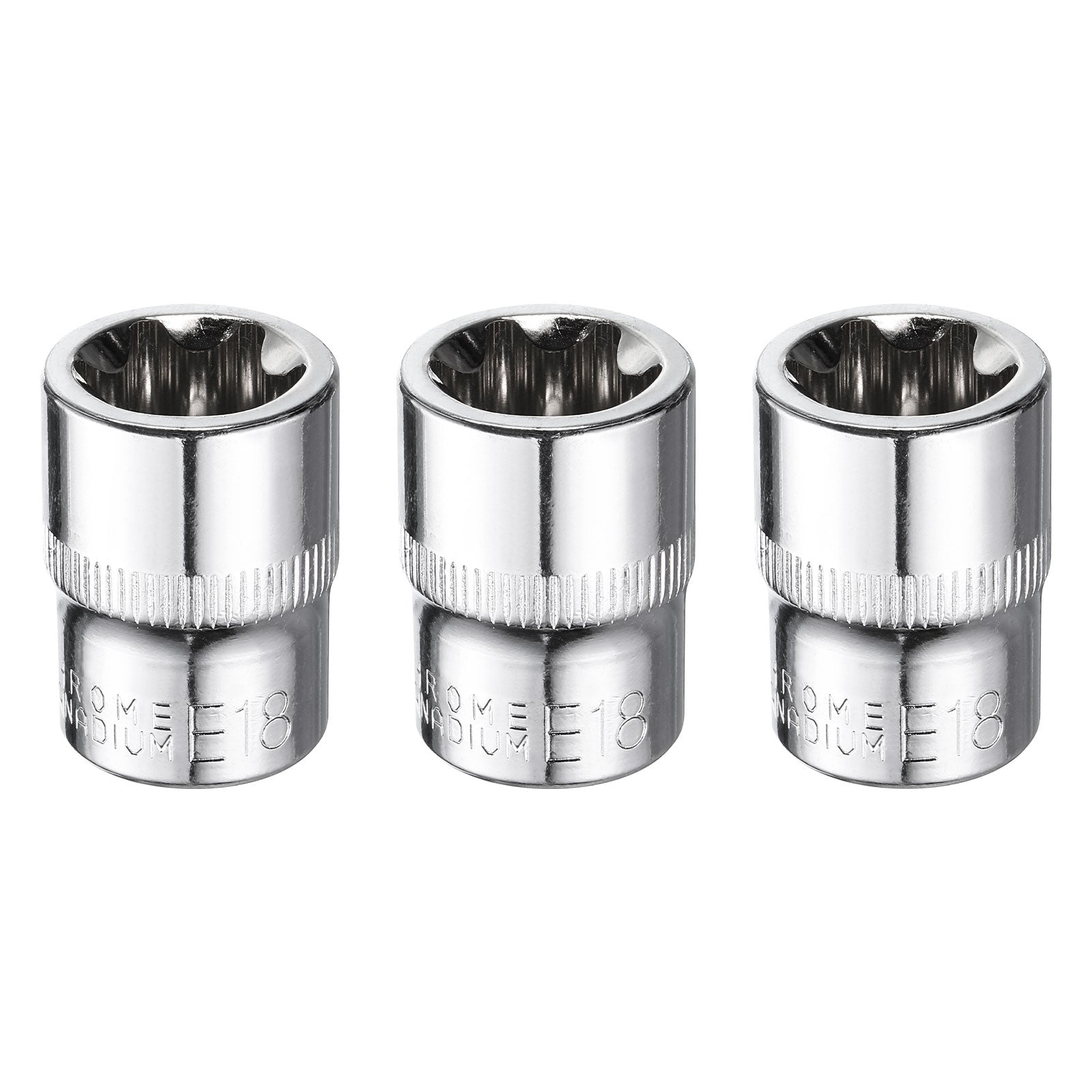 3pcs E-Torx Socket 3/8