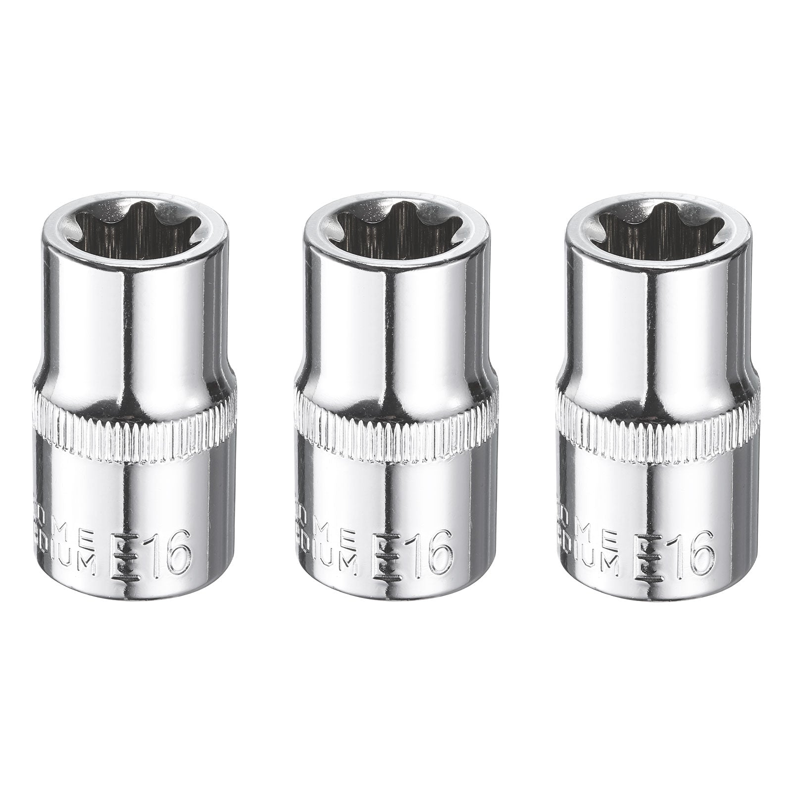 3pcs E-Torx Socket 1/2