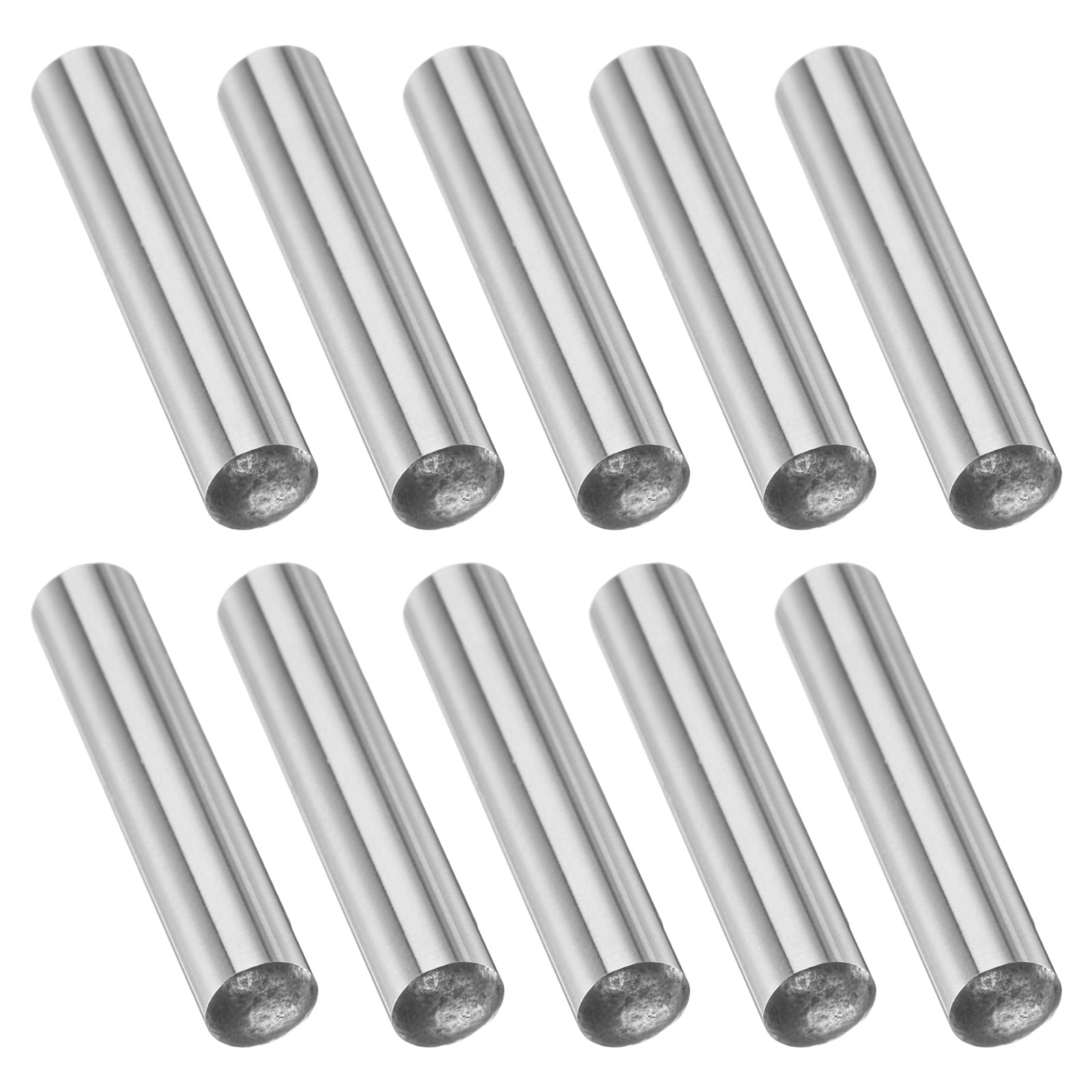 10 Pcs Carbon Steel Dowel Pins, 3/16
