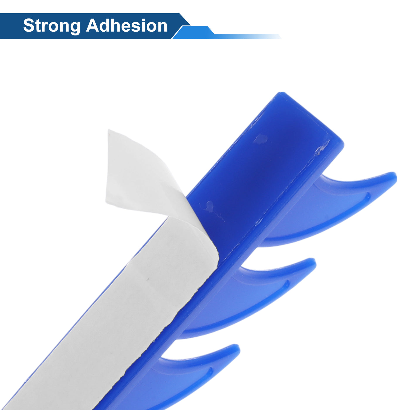 Motorcycle Helmet Accessories Decoration Blue Plastic PU Glue 1 Set