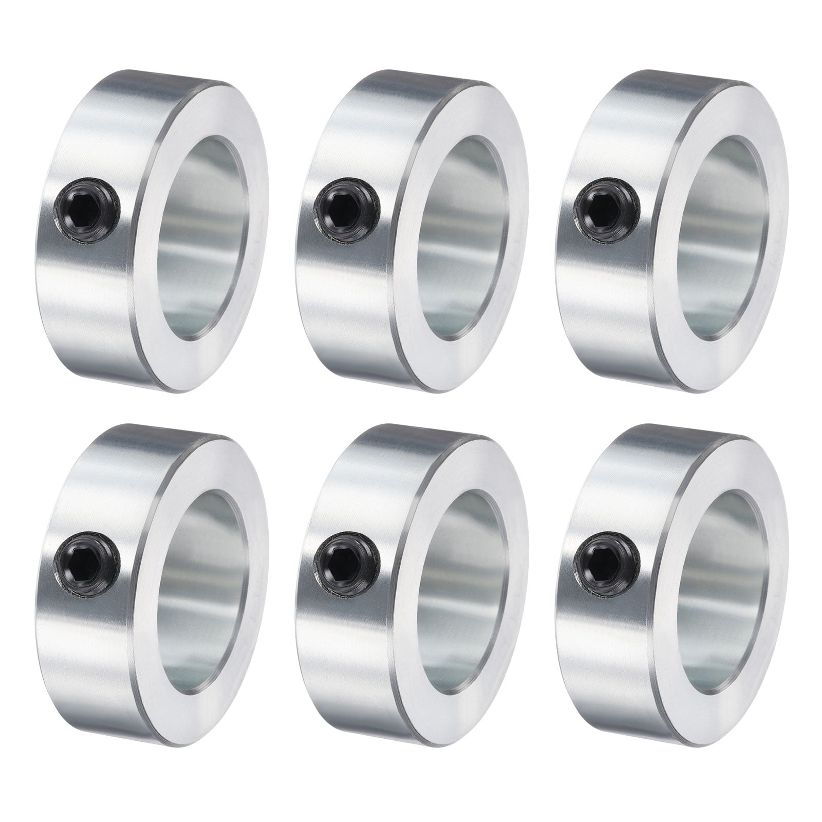 Uxcell 6pcs Set Screw Collars 1-1/4