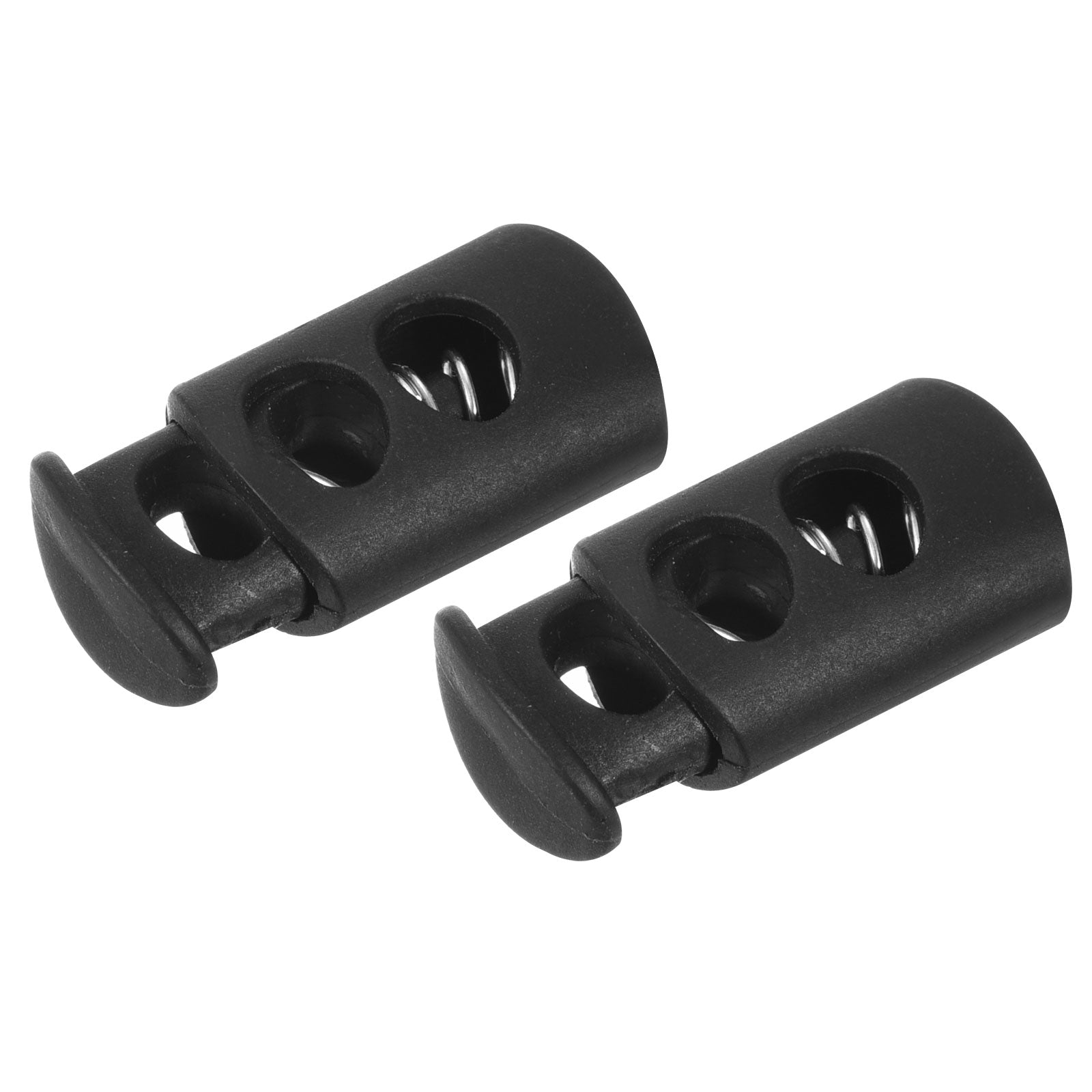 Cord Lock Stopper End 50Pcs Plastic Spring Toggle Stoppers Fastener ...
