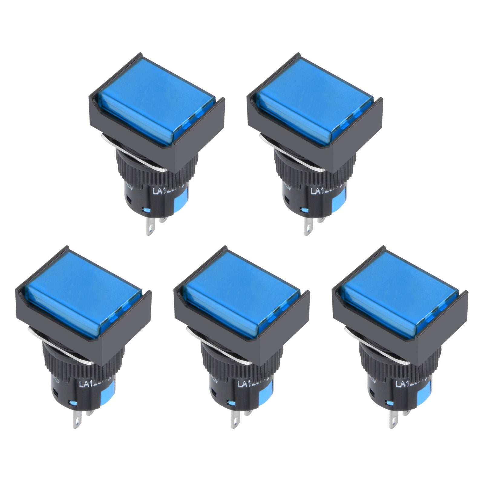 Push Button Switch Latching Rectangular Button, [for Light Relays ...