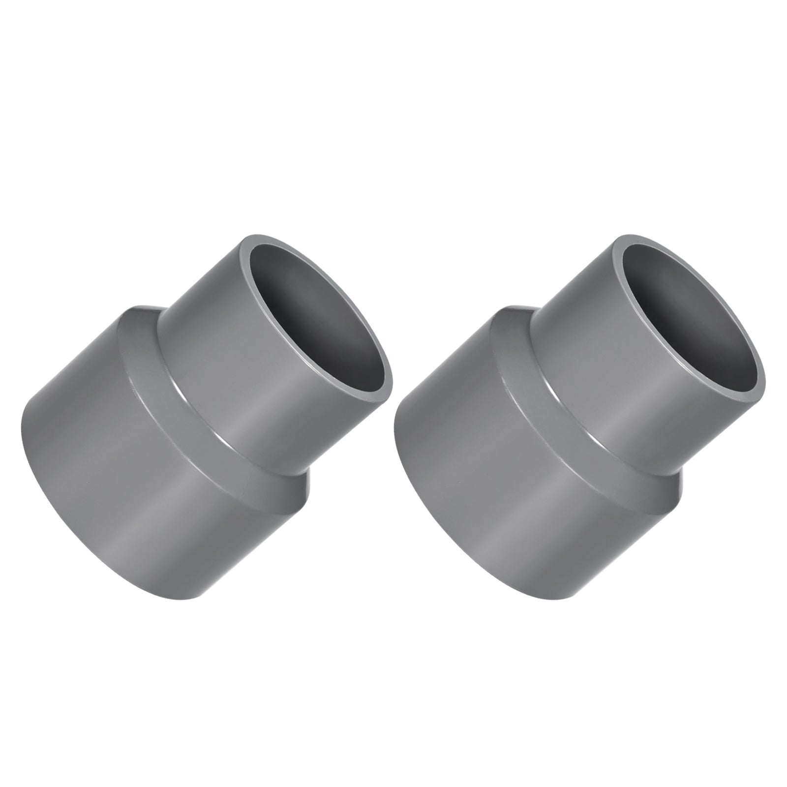 Duct Reducer, (2 to 1-1/2 Inch) 2Pcs, PVC Pipe Increaser DWV Reducing ...