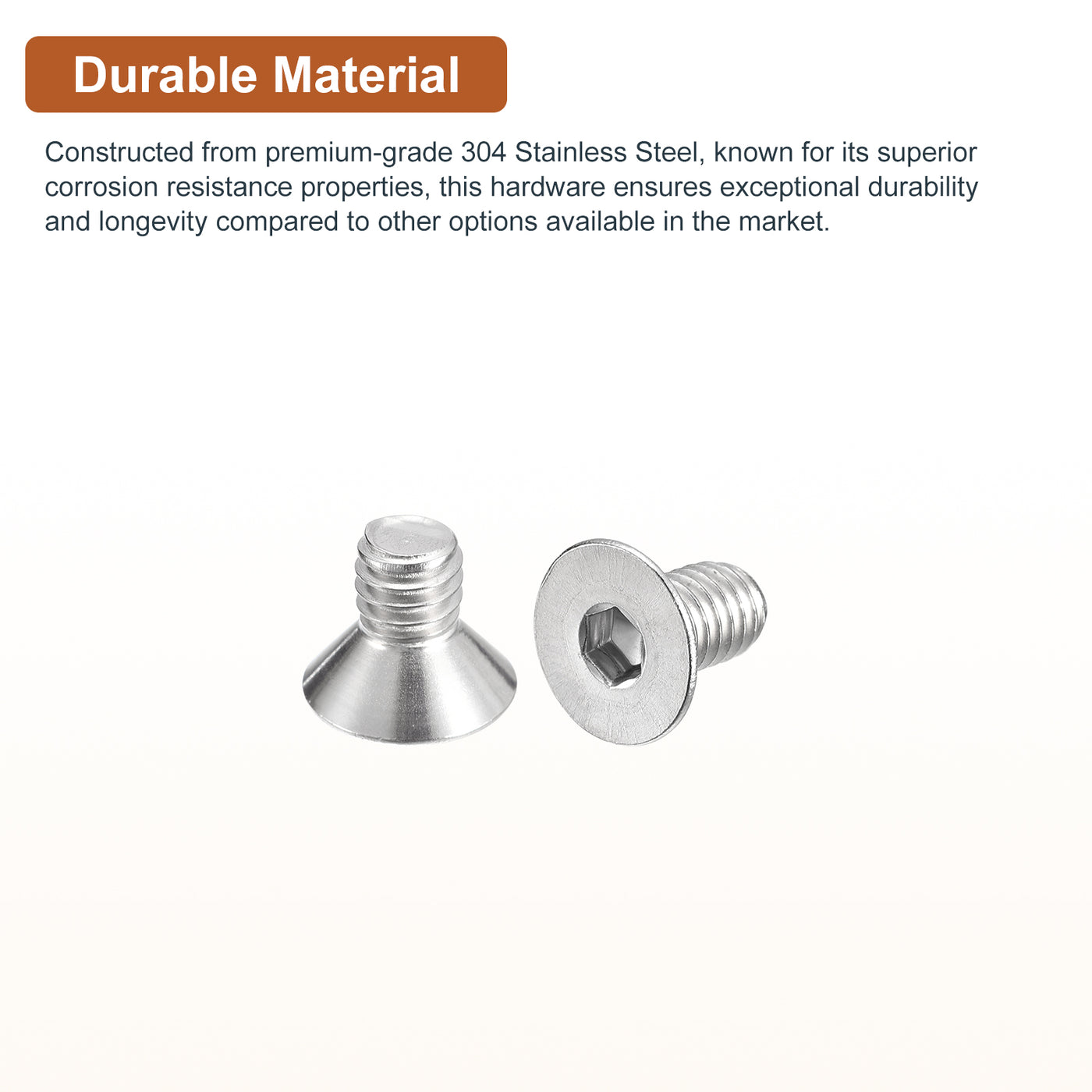 Harfington Head Socket Cap Screws, 304 Stainless Steel Hex Screw