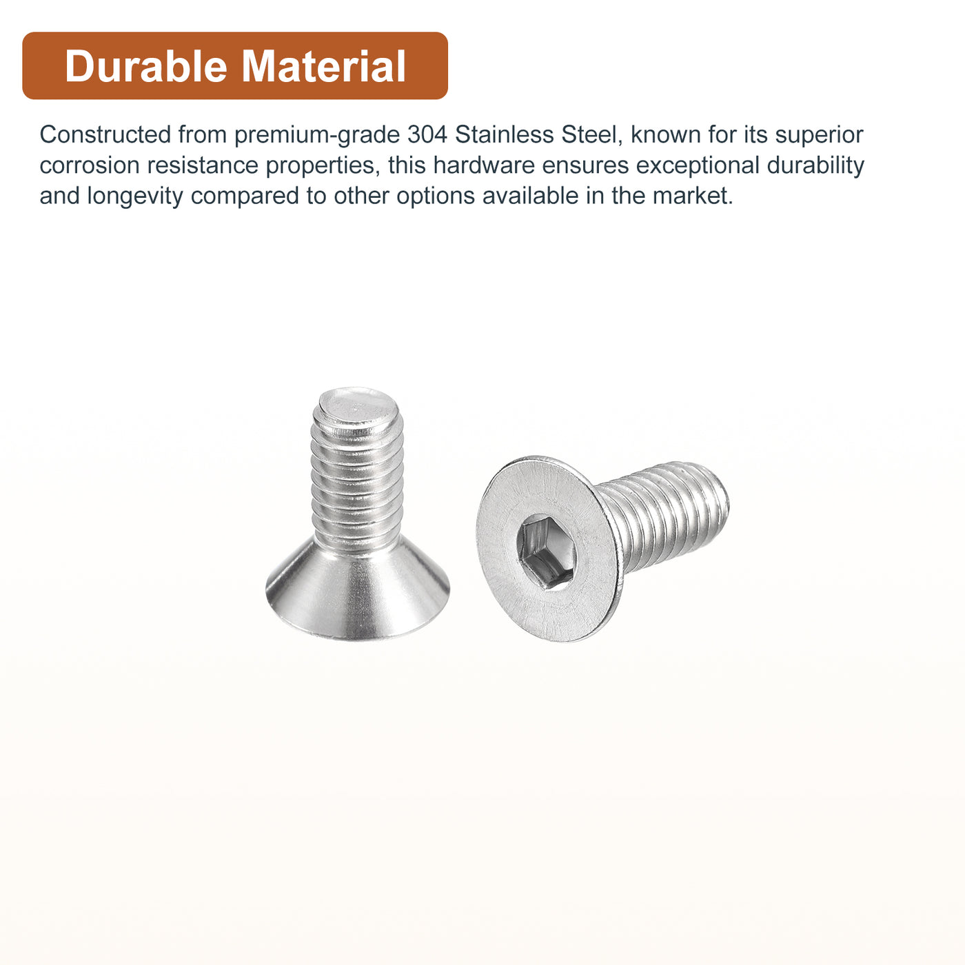 Harfington Head Socket Cap Screws, 304 Stainless Steel Hex Screw