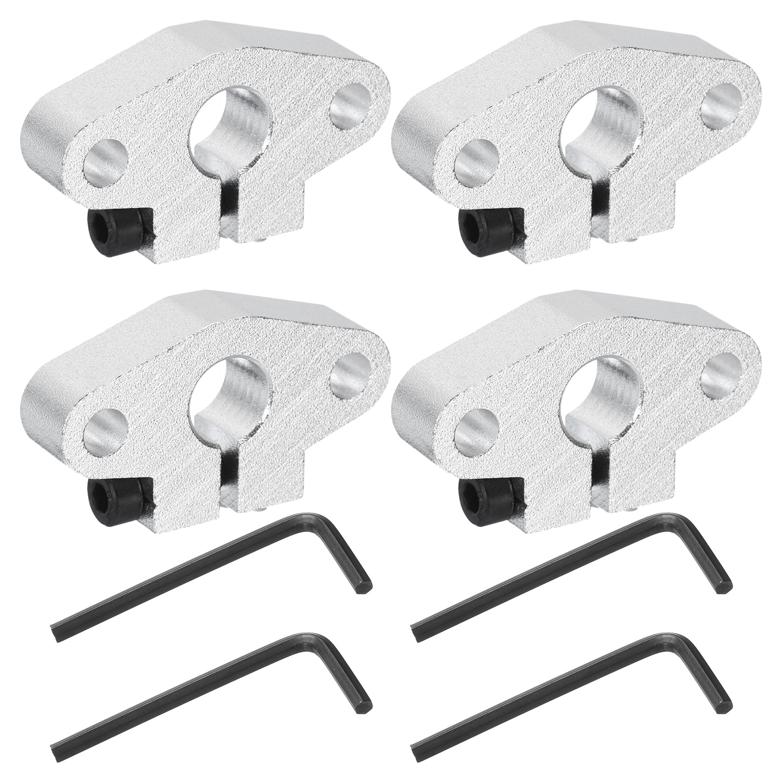 Uxcell 4pcs SHF10 Aluminum Linear Motion Rail Clamping Rod for 10mm ...
