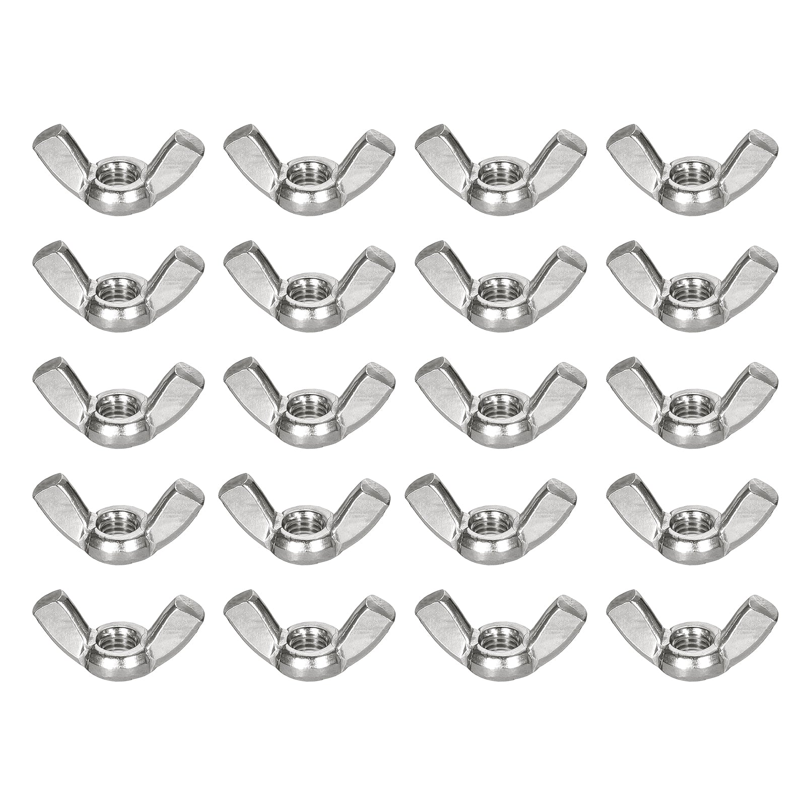 Uxcell Wing Nut, 304 Stainless Steel Butterfly Wing Nut Fasteners Parts ...
