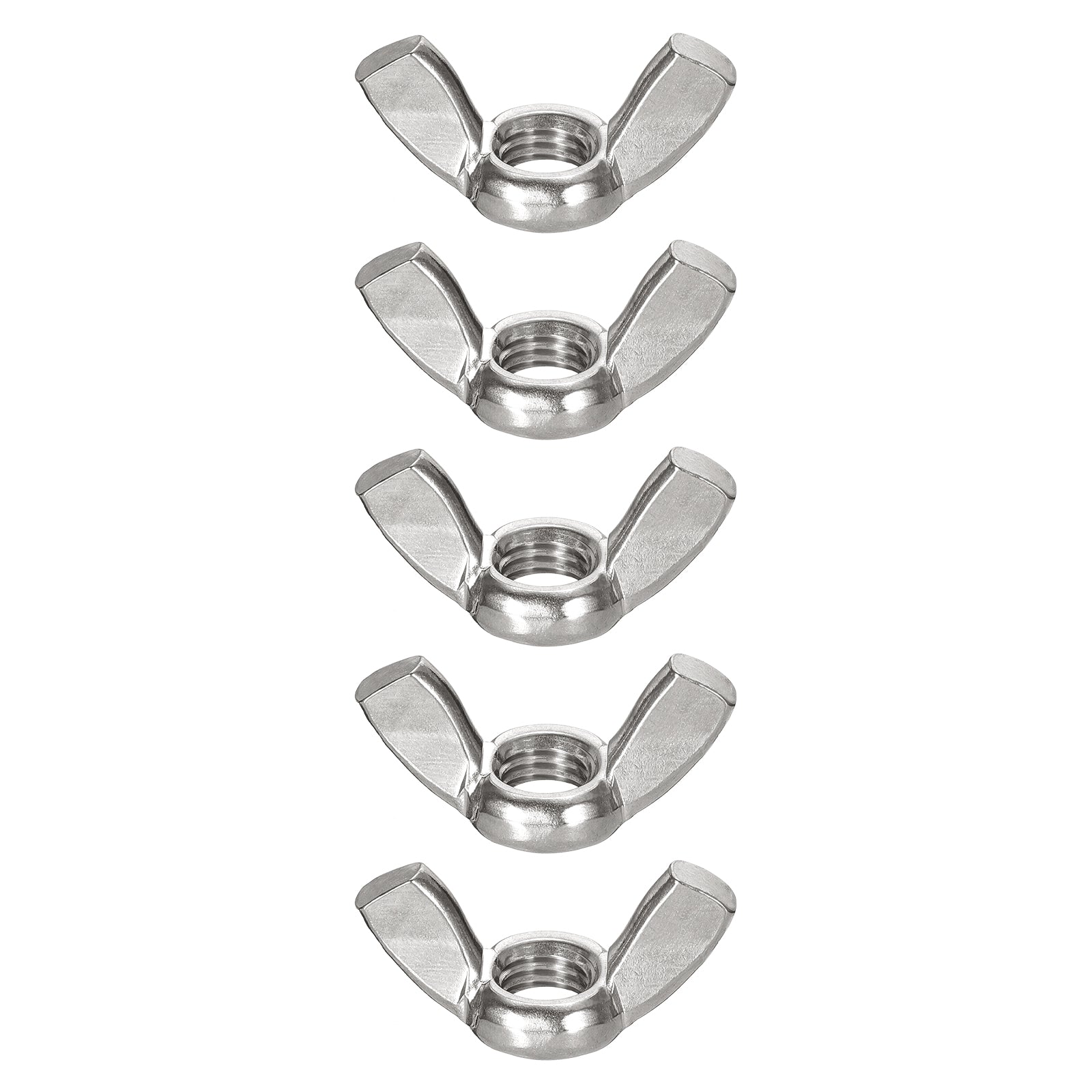 Uxcell Wing Nut 304 Stainless Steel Butterfly Wing Nut Fasteners Parts ...