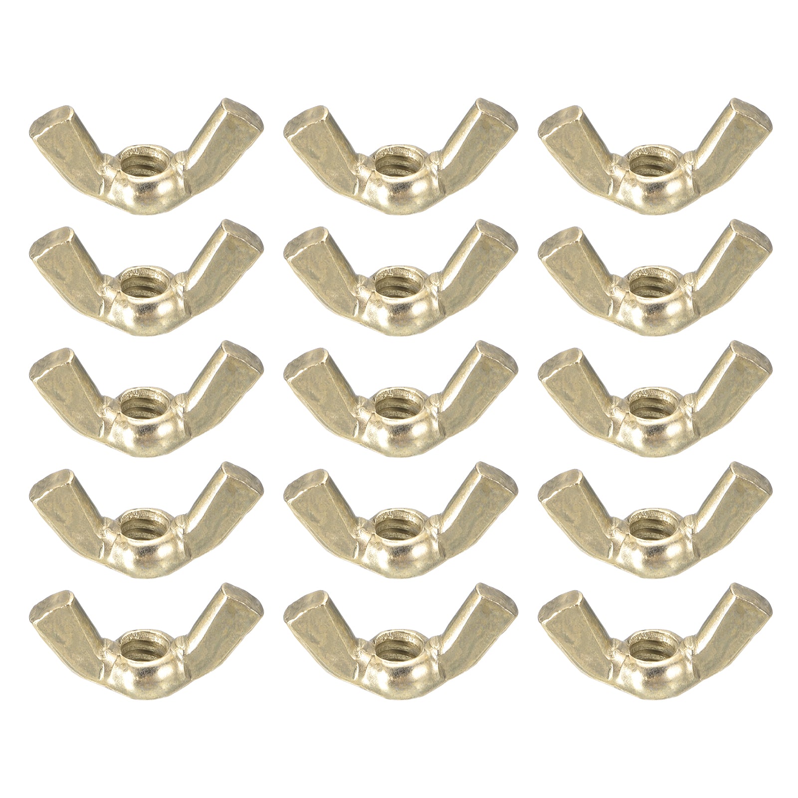 Uxcell Wing Nut, Brass Butterfly Wing Nut Fasteners Parts Hand Twist ...