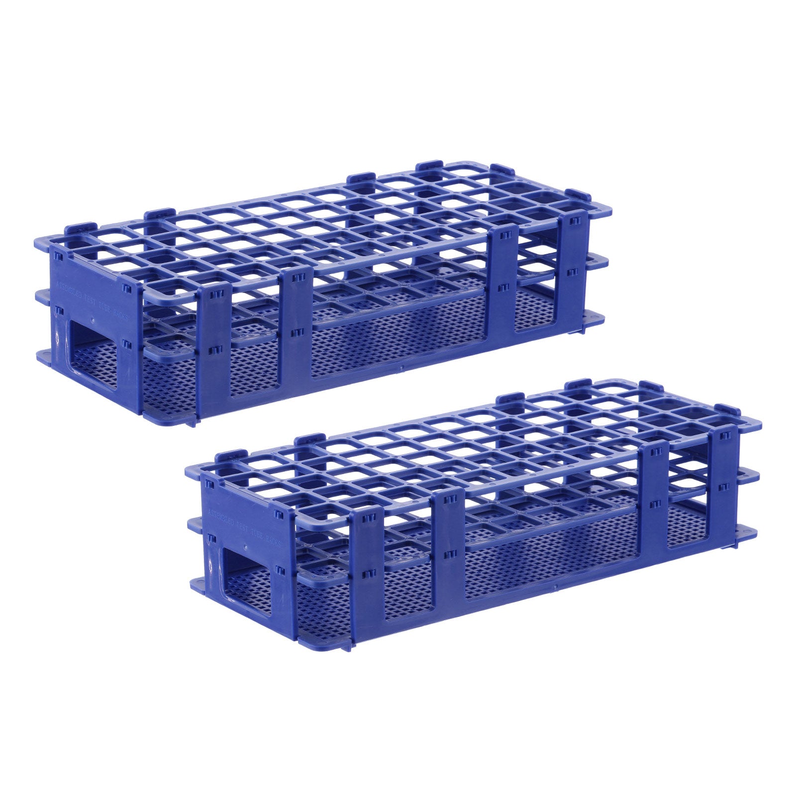 Test Tube Rack, Square Hole Plastic Detachable Test Tube Holder Stand ...
