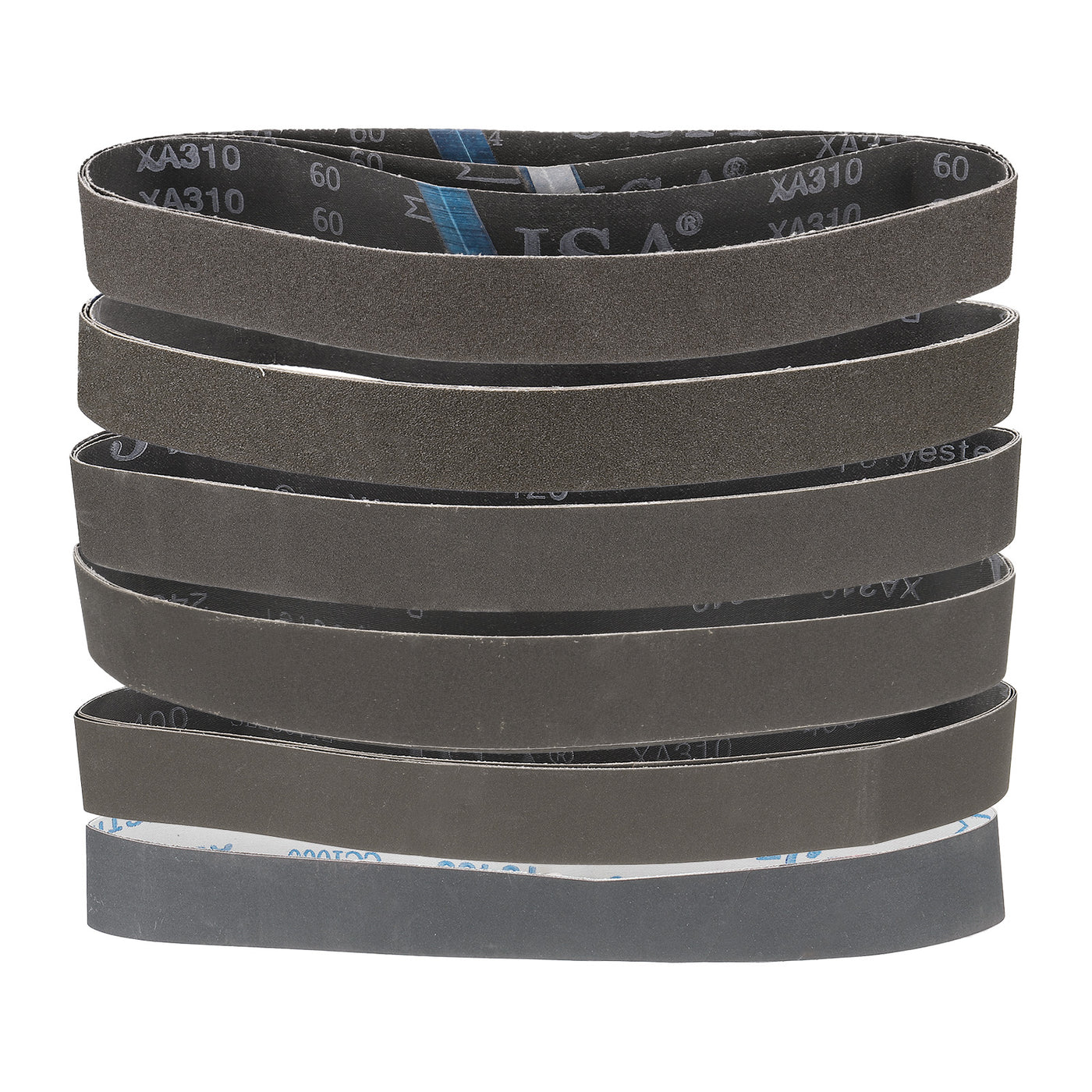 12-Pack 1x30 Inch Sanding Belts - Silicon Carbide Grits 400/600/800/1000 For Wet/Dry Sanding