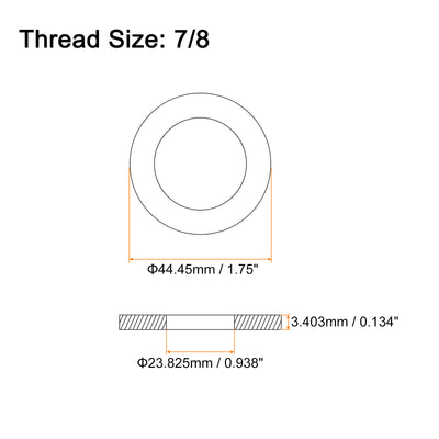 Harfington Uxcell 316 Stainless Steel Flat Washer for Bolt Screw, Factories Repair, Kitchens, Shops, and Outdoor Constructions