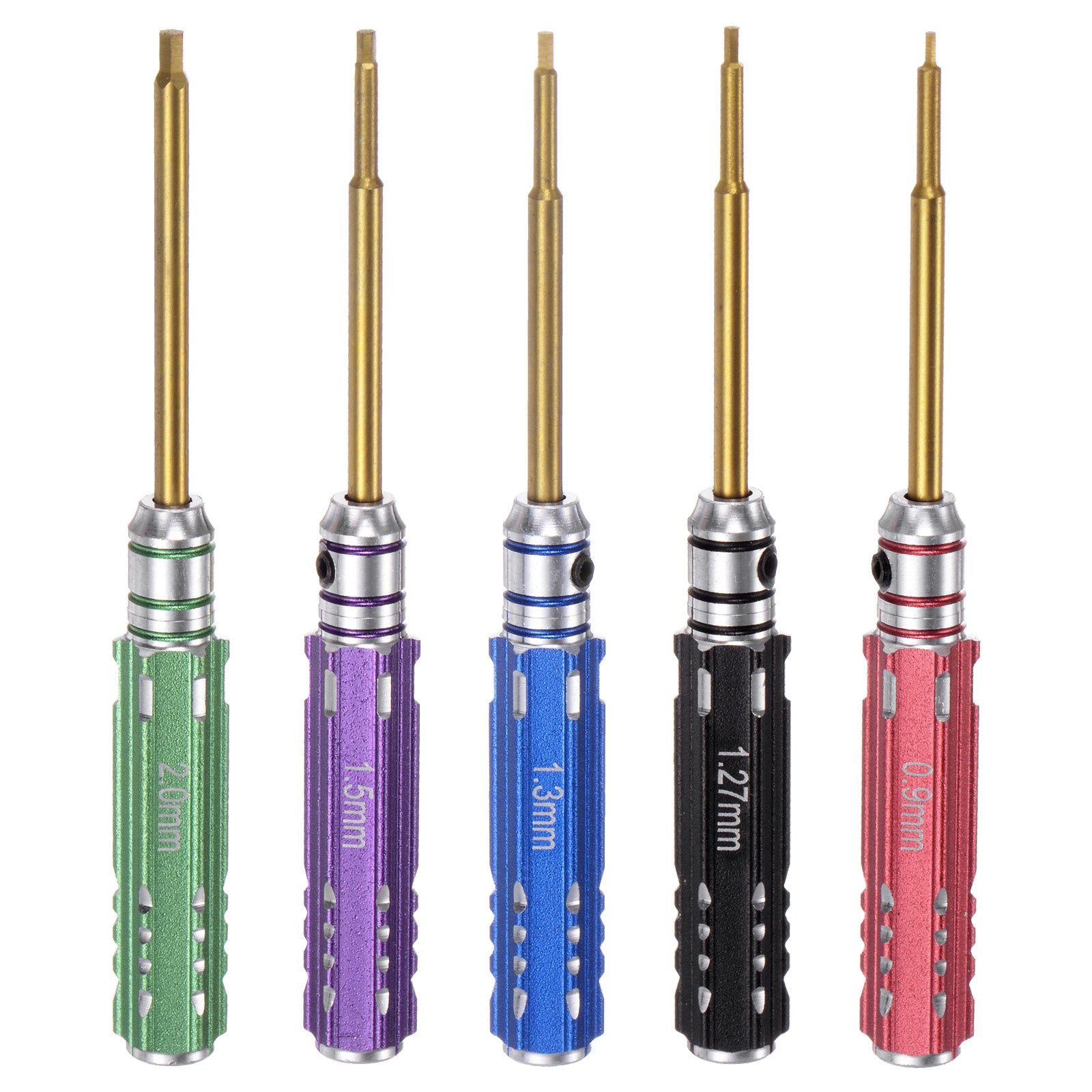 5pcs RC Hex Screwdriver 0.9mm-2mm Mini Hexagon Screwdriver with ...