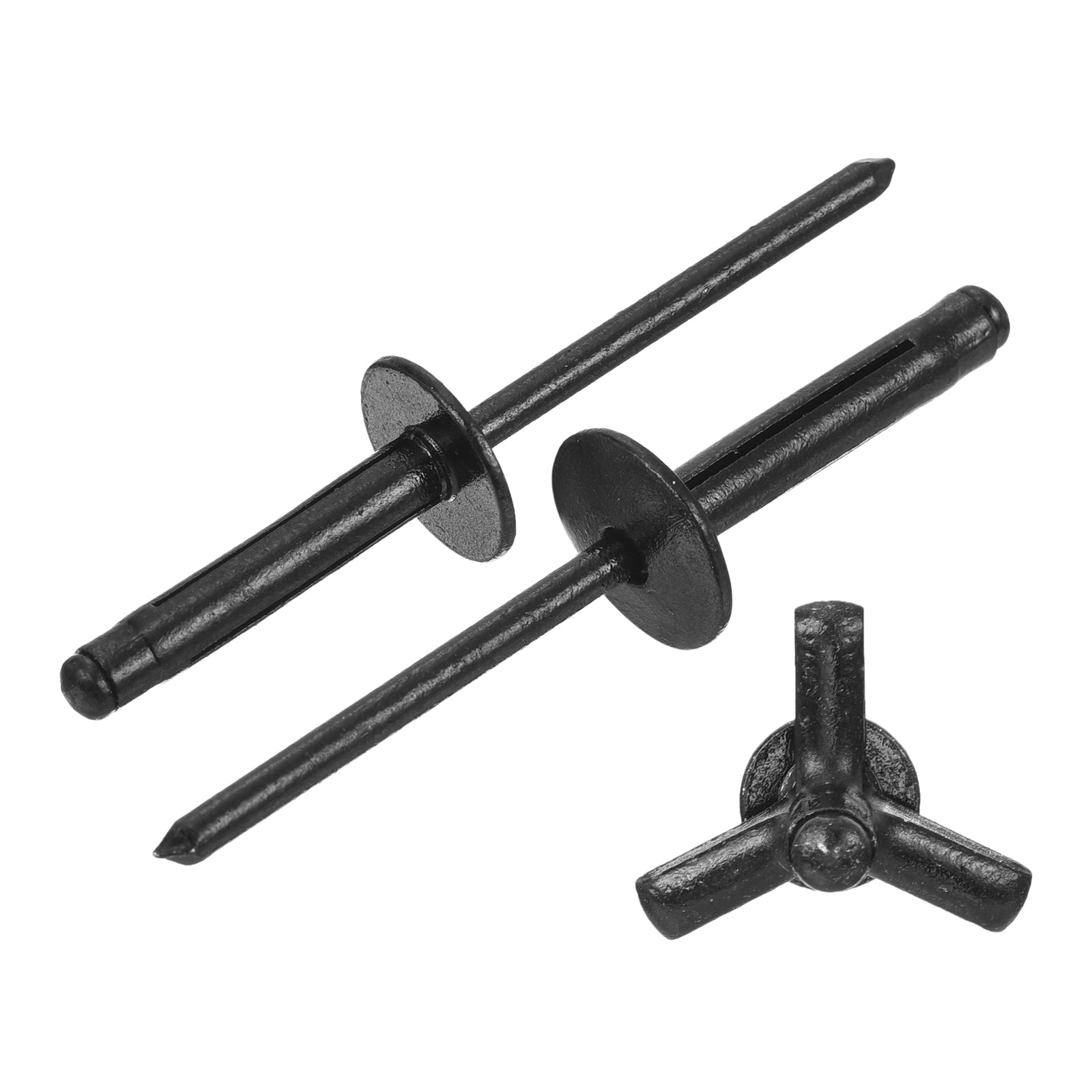 Uxcell Aluminum Large Head Tri Grip Rivets for Furniture, Marine Boat ...