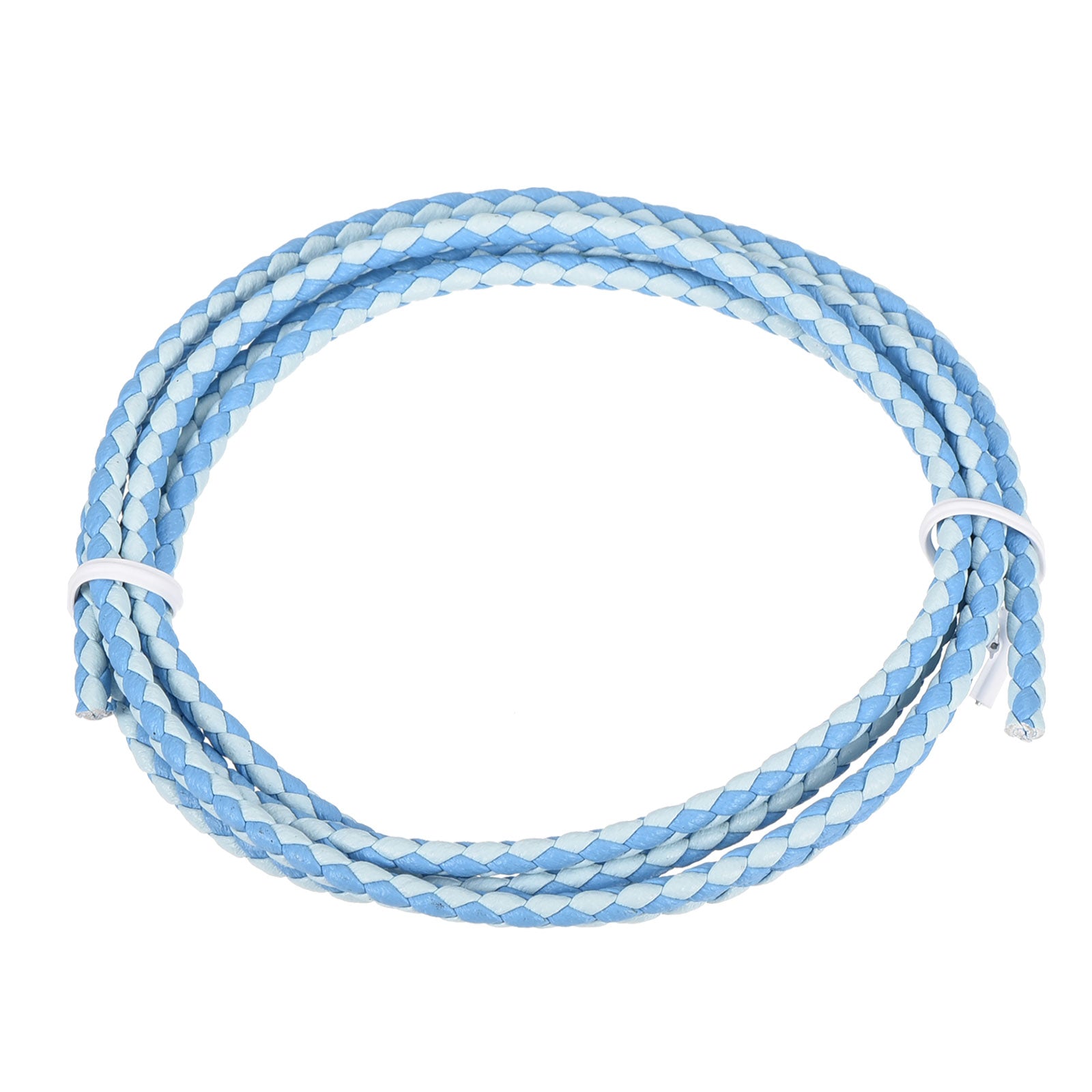 Round Braided Leather Cord Bolo Leather Cord String Rope for Jewelry ...