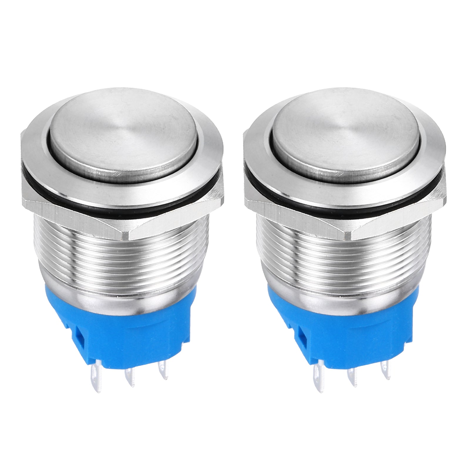 Stainless Steel Momentary Push Buttons Switch Domed Head Shell with ...