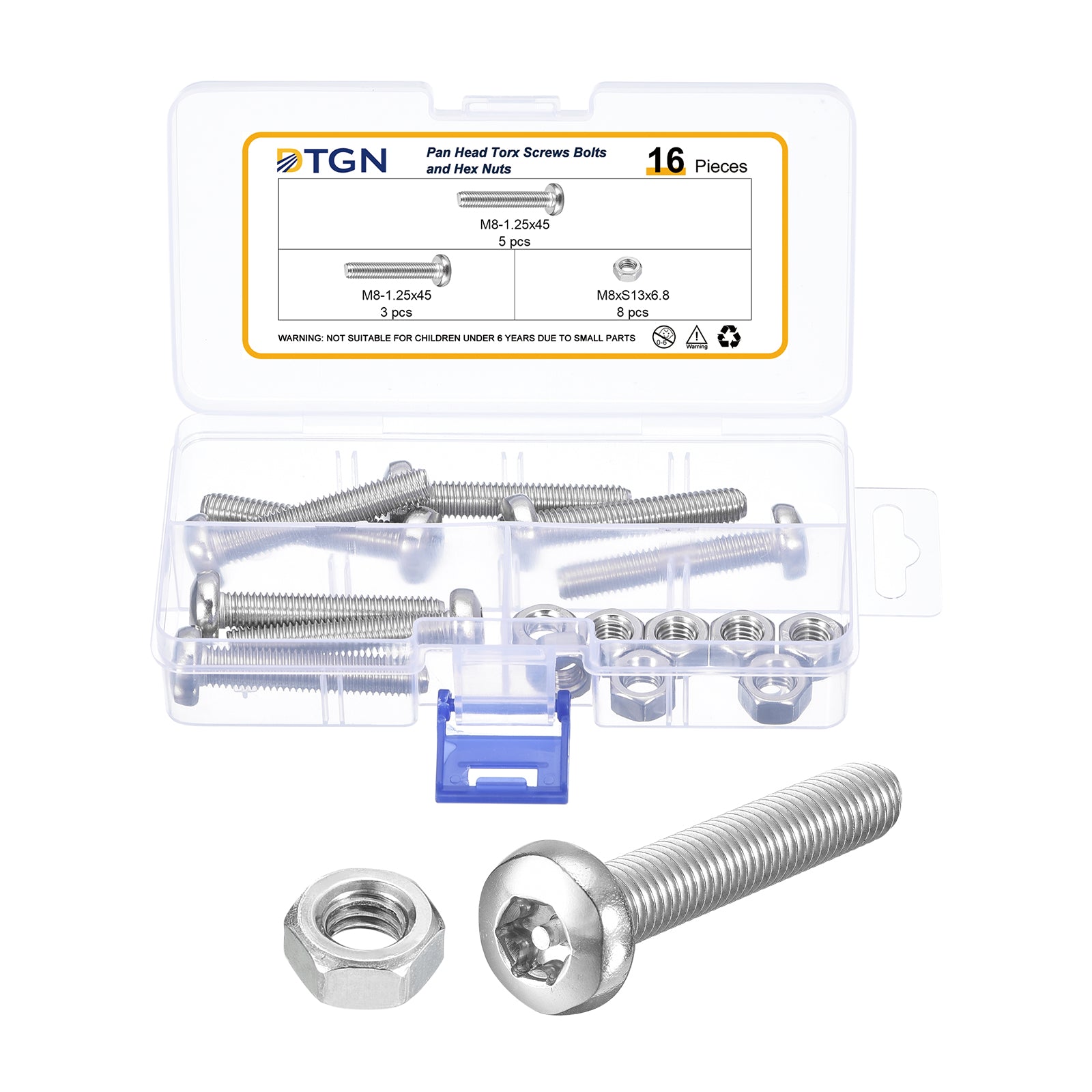 Pan Head Torx Security Screws - Good for Machinery - 304 Stainless ...