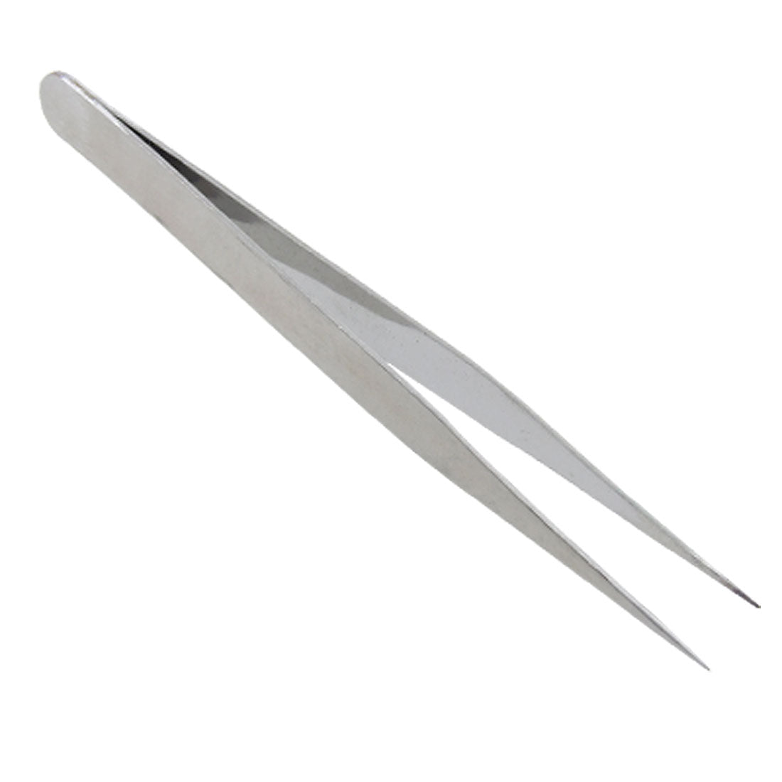 Uxcell TS-10 Silver Tone 12cm Length Pointy Tip Straight Tweezers ...