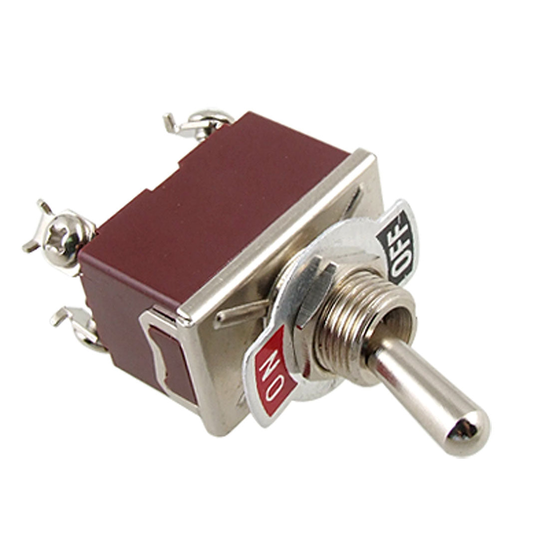 uxcell Uxcell AC 250V 15A On/Off DPST 4 Screw Terminals Toggle Switch