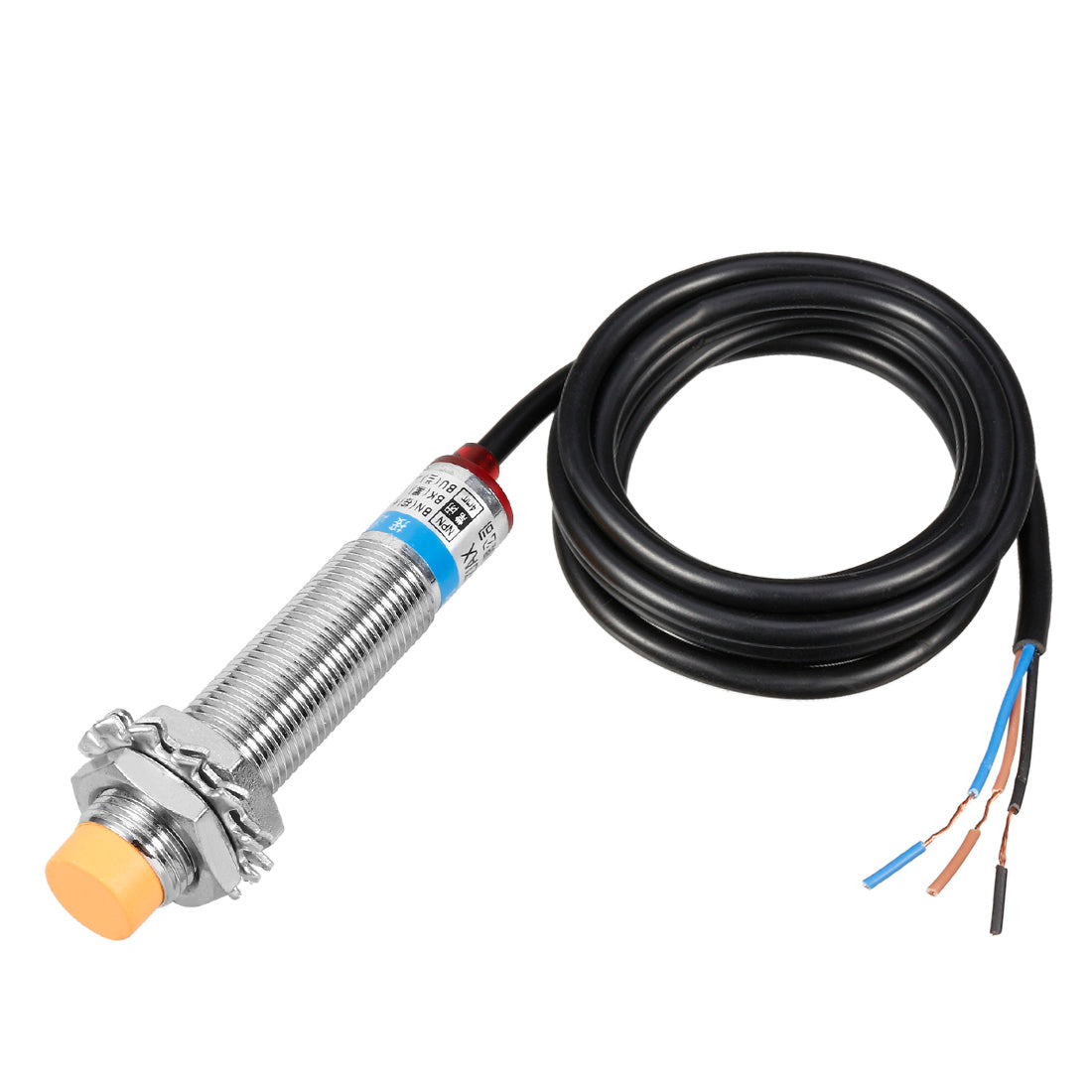 uxcell Uxcell LJ12A3-4-Z/AX NPN NC 3-wire 4mm Cylindrical Inductive Proximity Sensor Switch DC 6-36V 300mA
