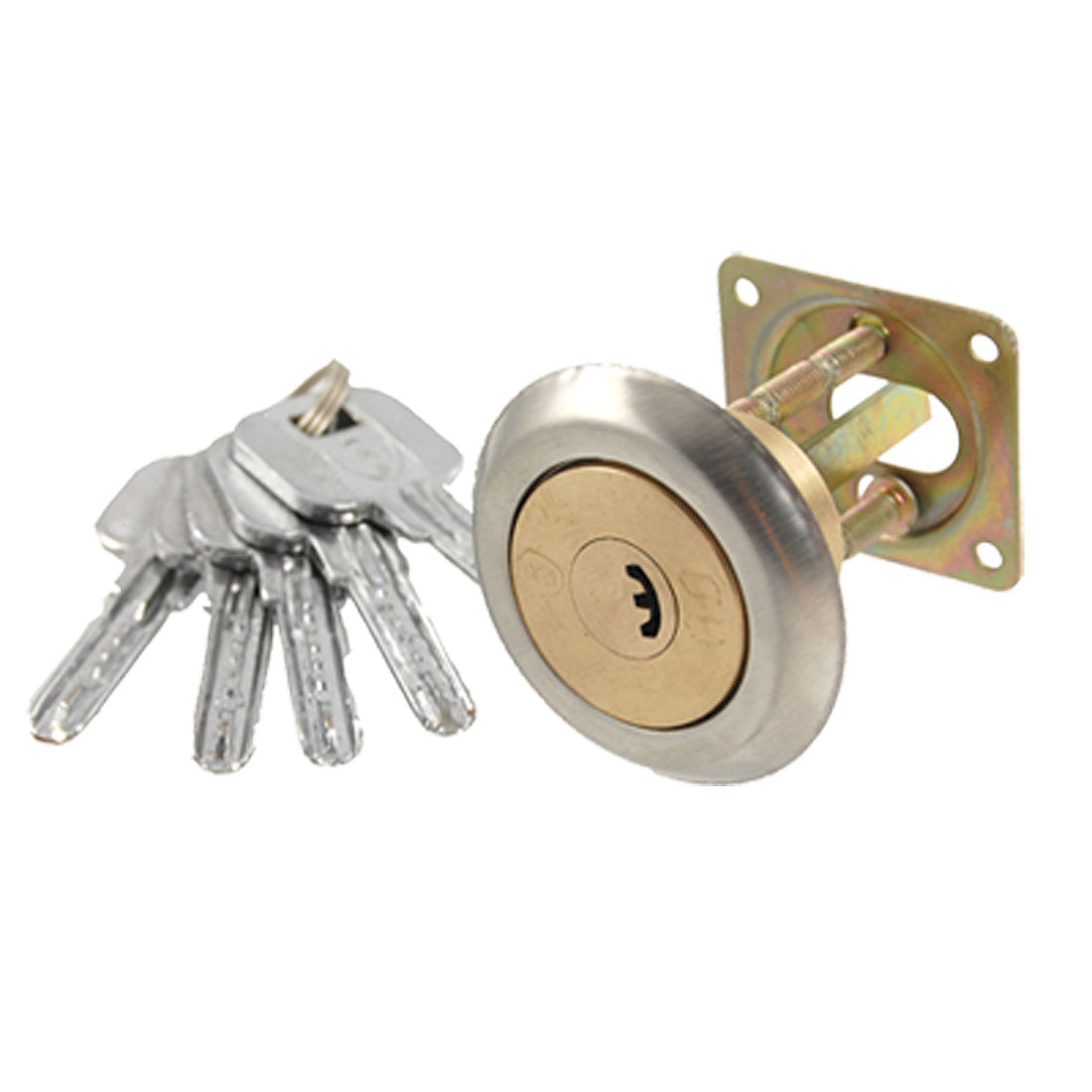 uxcell Uxcell Garage Door Security Brass Tone Tapered Ned Lock W Keys