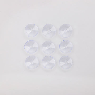 Harfington Uxcell Car 9 Pcs Clear Soft Plastic Double Sided Suction Cup