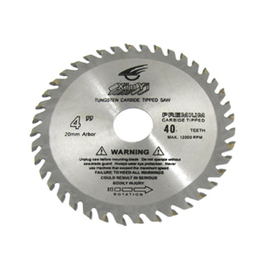 uxcell Uxcell Lumber Cutter 4" Diameter 40 Toothed Circular Saw Cutter