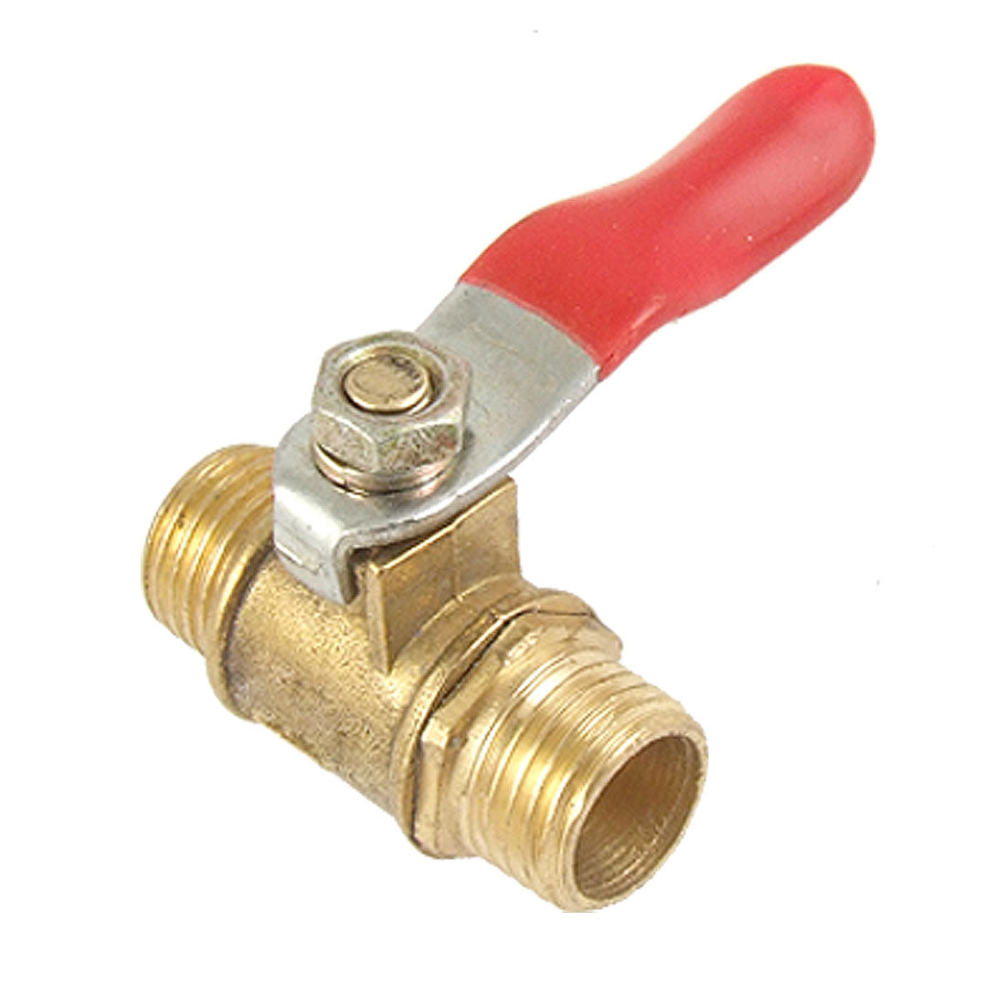 uxcell Uxcell Full Port Male Thread Lever Handle Ball Valve for 13mm Dia Pipe