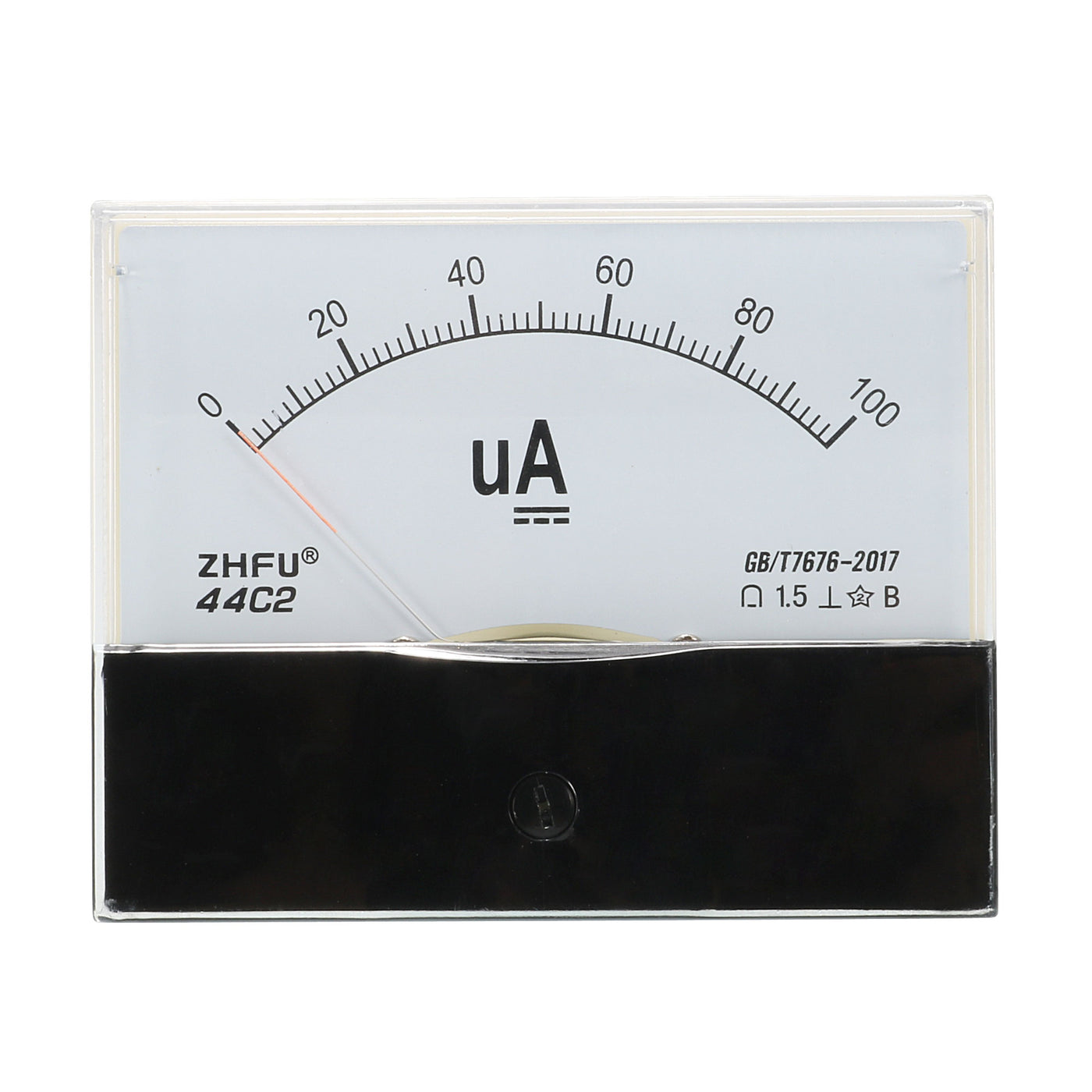 uxcell Uxcell DC 0-100uA Current Analog Panel Meter Amperemeter Gauge Class 1.5