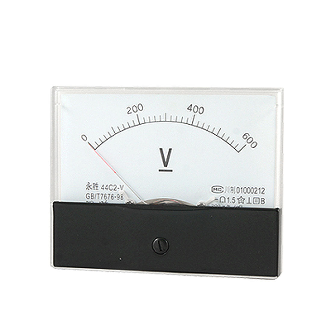 uxcell Uxcell Class 1.5 Accuracy 0-600V DC Voltage Panel Meter Voltmeter Gauge 44C2