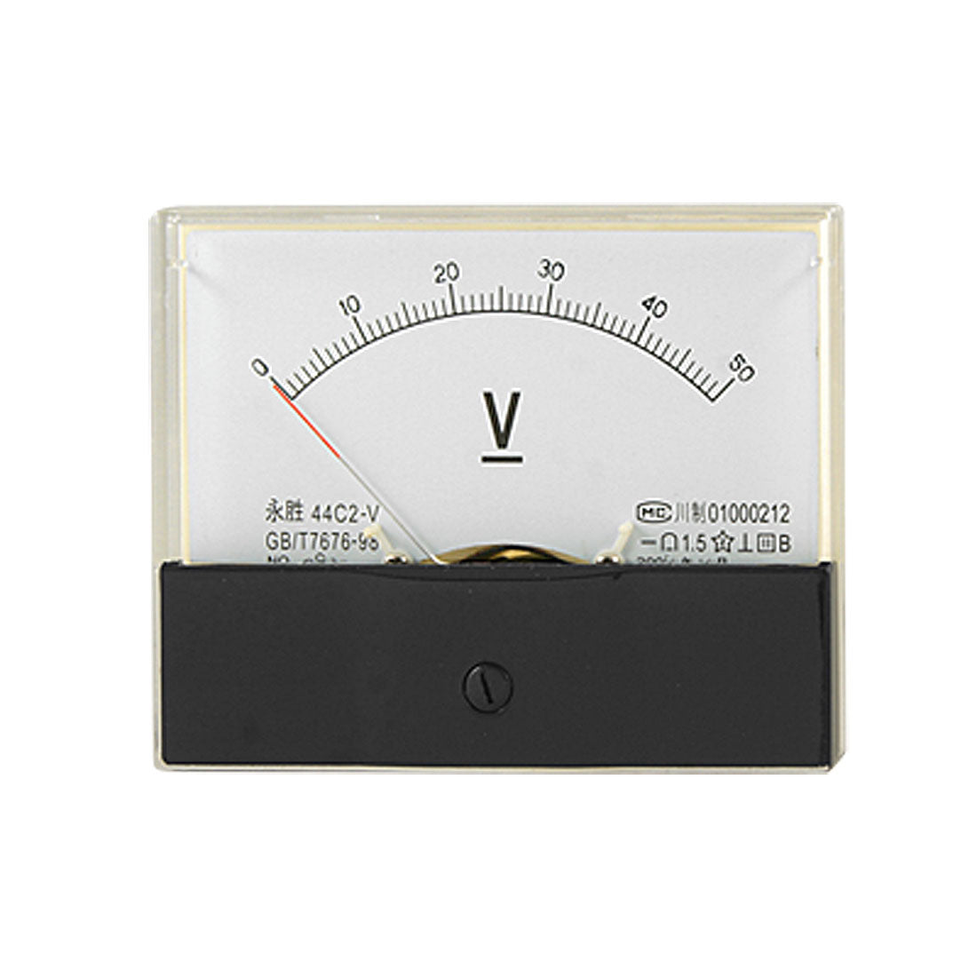 uxcell Uxcell Class 1.5 Accuracy 0-50V DC Voltage Panel Meter Analog Voltmeter