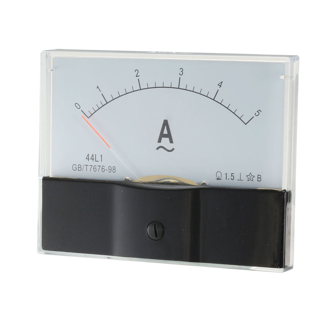 uxcell Uxcell 0-5A Rectangle Panel Analogue AC Current Meter Measuring Tool