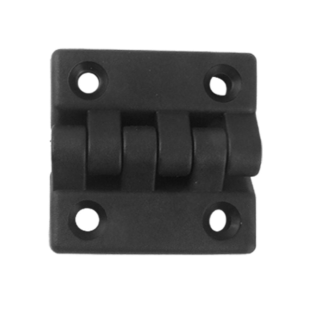 uxcell Uxcell Reinforced Black Plastic Countersunk Hole Hinge