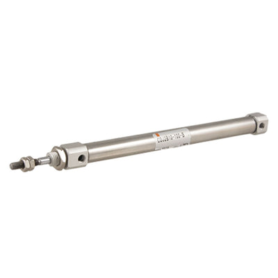 Harfington Uxcell Pneumatic 10mm Bore 100mm Stroke Double Action Aluminum Alloy Air Cylinder