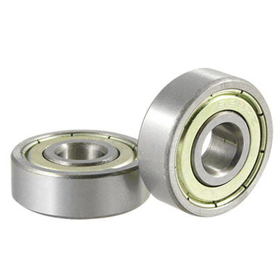 uxcell Uxcell 2 Pcs Double Single Shielded 628ZZ Miniature Deep Groove Ball Bearings