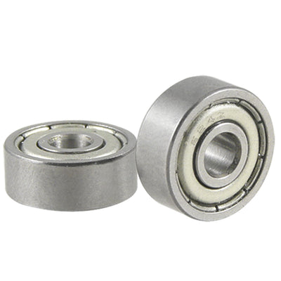 Harfington Uxcell 2 Pcs 624Z One Side Shielded Stainless Steel Ball Bearings