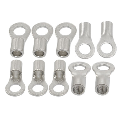 Harfington Uxcell RNB8-6S Type 8 AWG Non Insulated Ring Crimp Connectors 10 Pcs
