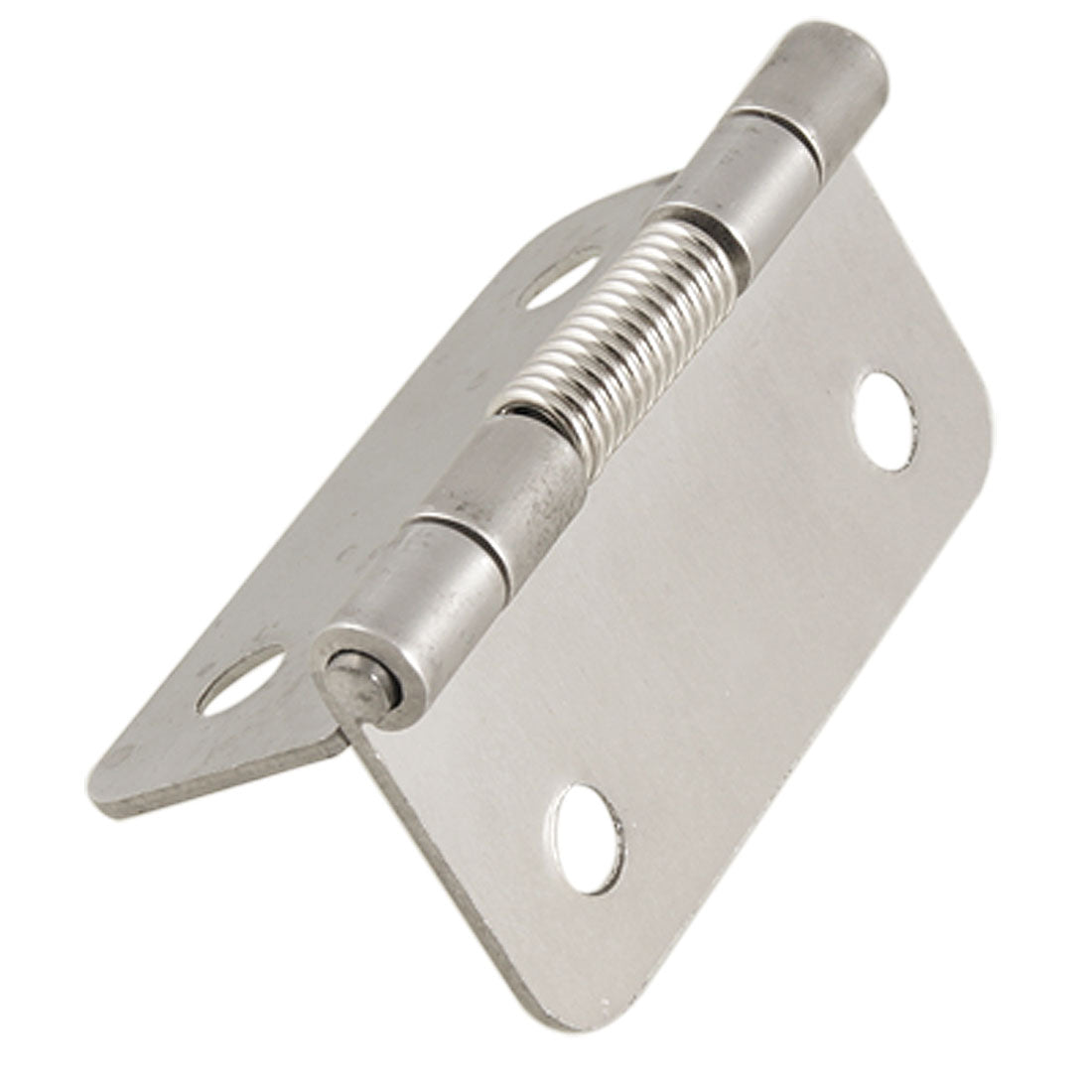uxcell Uxcell Silver Tone Metal 60 x 54 x 8mm Self Closing Spring Loaded Hinge