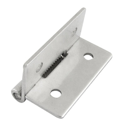 uxcell Uxcell Silver Tone Metal 50 x 50 x 2mm Spring Loaded Self Opening Hinges