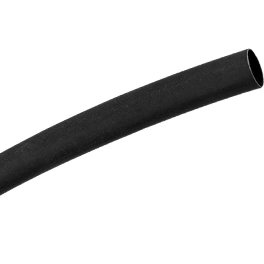uxcell Uxcell Black 4mm Diameter Polyolefin 2:1 Halogen-Free Heat Shrink Tubing 1M 3.3Ft