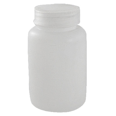 uxcell Uxcell Laboratory Chemical Storage Case White Plastic Widemouth Bottle 100mL