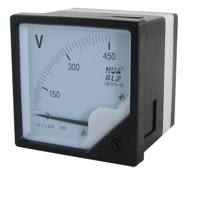 uxcell Uxcell Square Panel AC 0-450V Volt Voltmeter Panel Meter Gauge