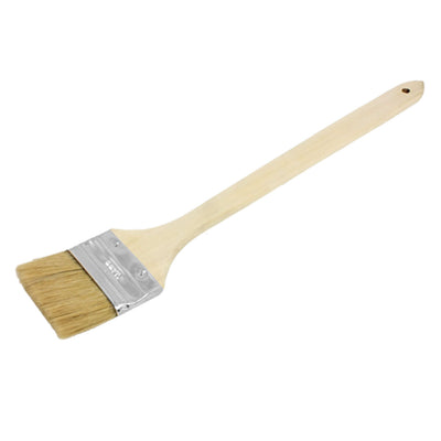 uxcell Uxcell House 3" Width Metal Ferrule Wood Handle 1.7" Length Synthetic Bristle Paint Brush