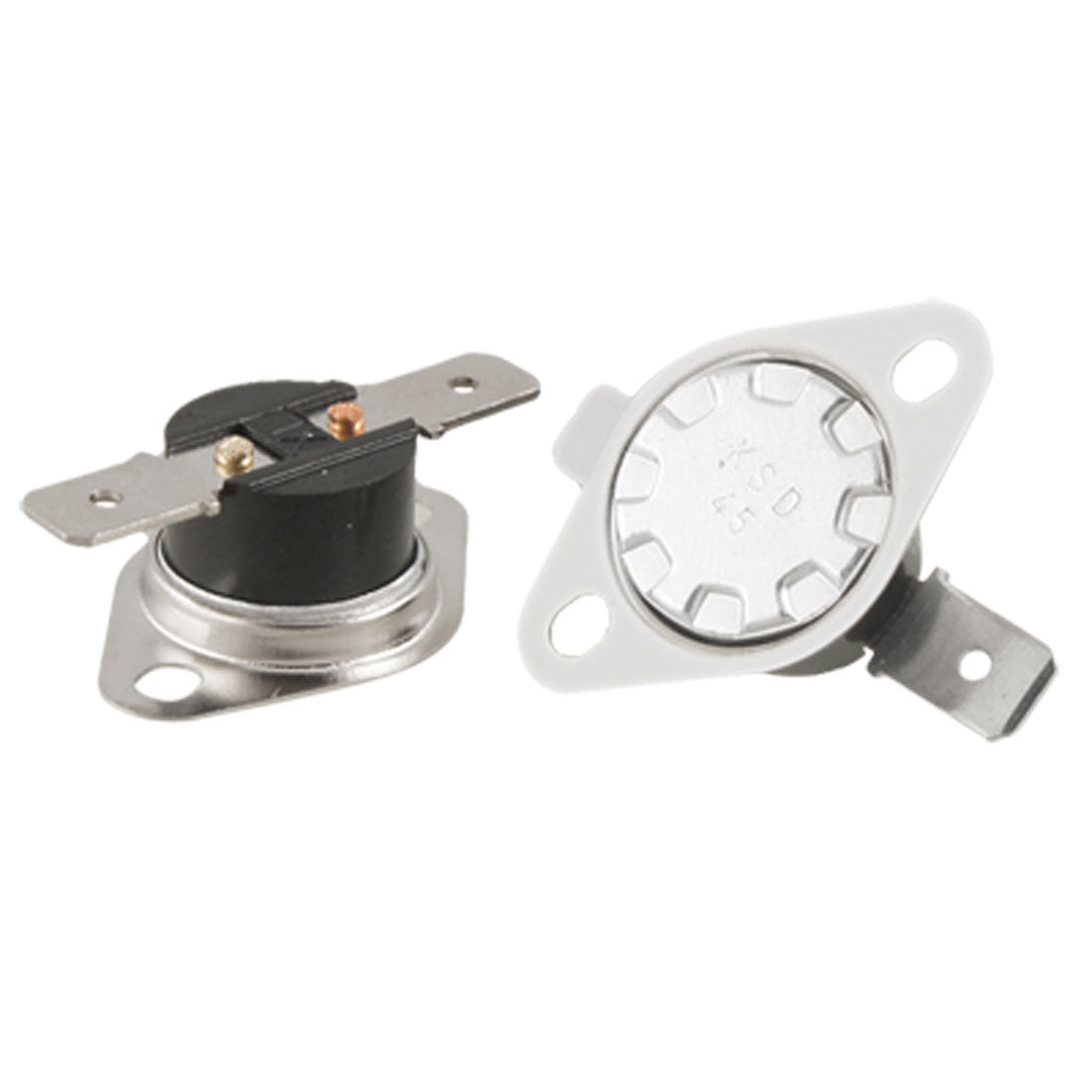 uxcell Uxcell 2 x KSD301 Series Temperature Control Switch Thermostat 45 Celsius N.O.