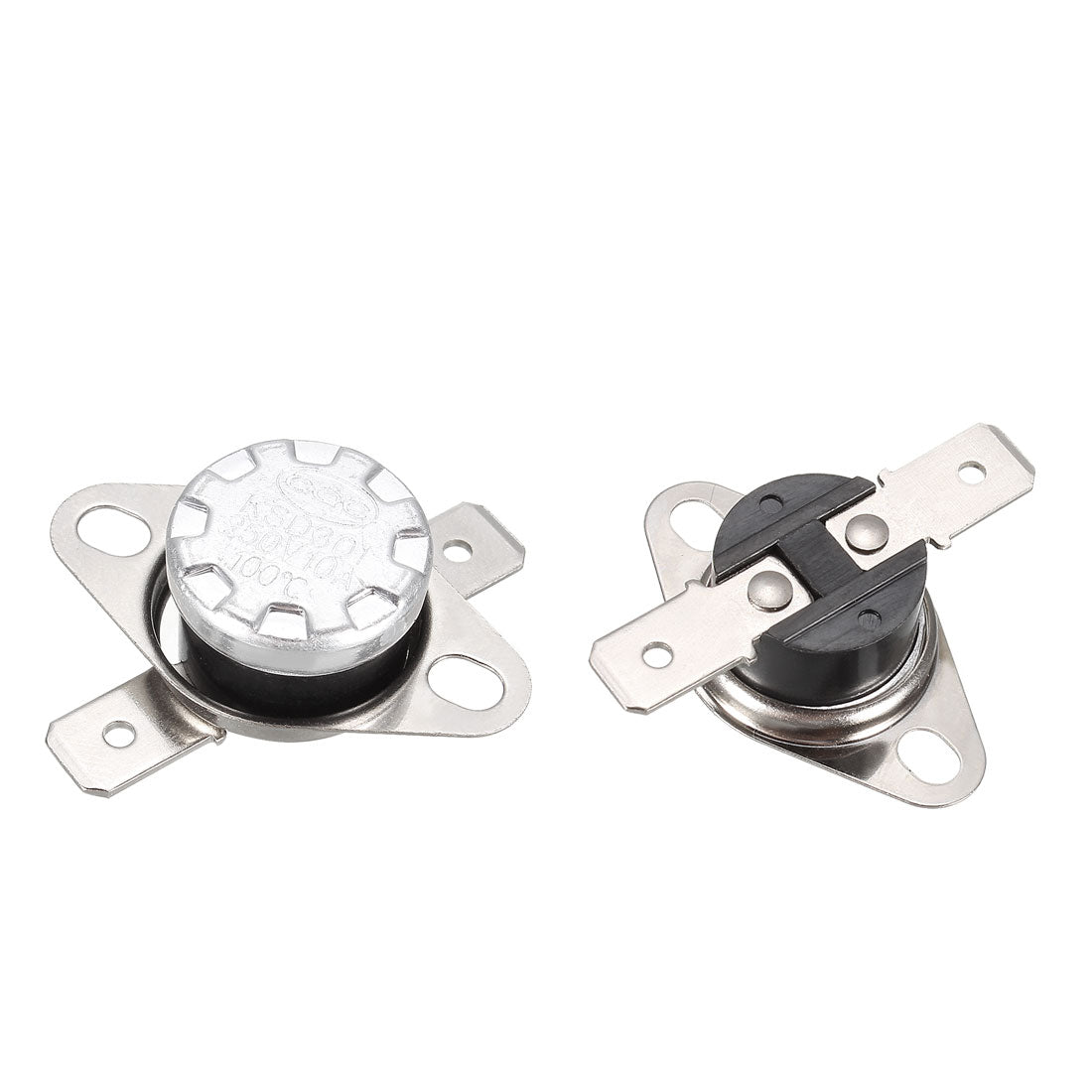 uxcell Uxcell KSD Series Temperature Control Switch Thermostat 100 Celsius N.C 2pcs