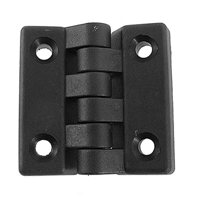 uxcell Uxcell 65 x 65mm Plastic Single Action Black Hinges for Door 2 Pcs