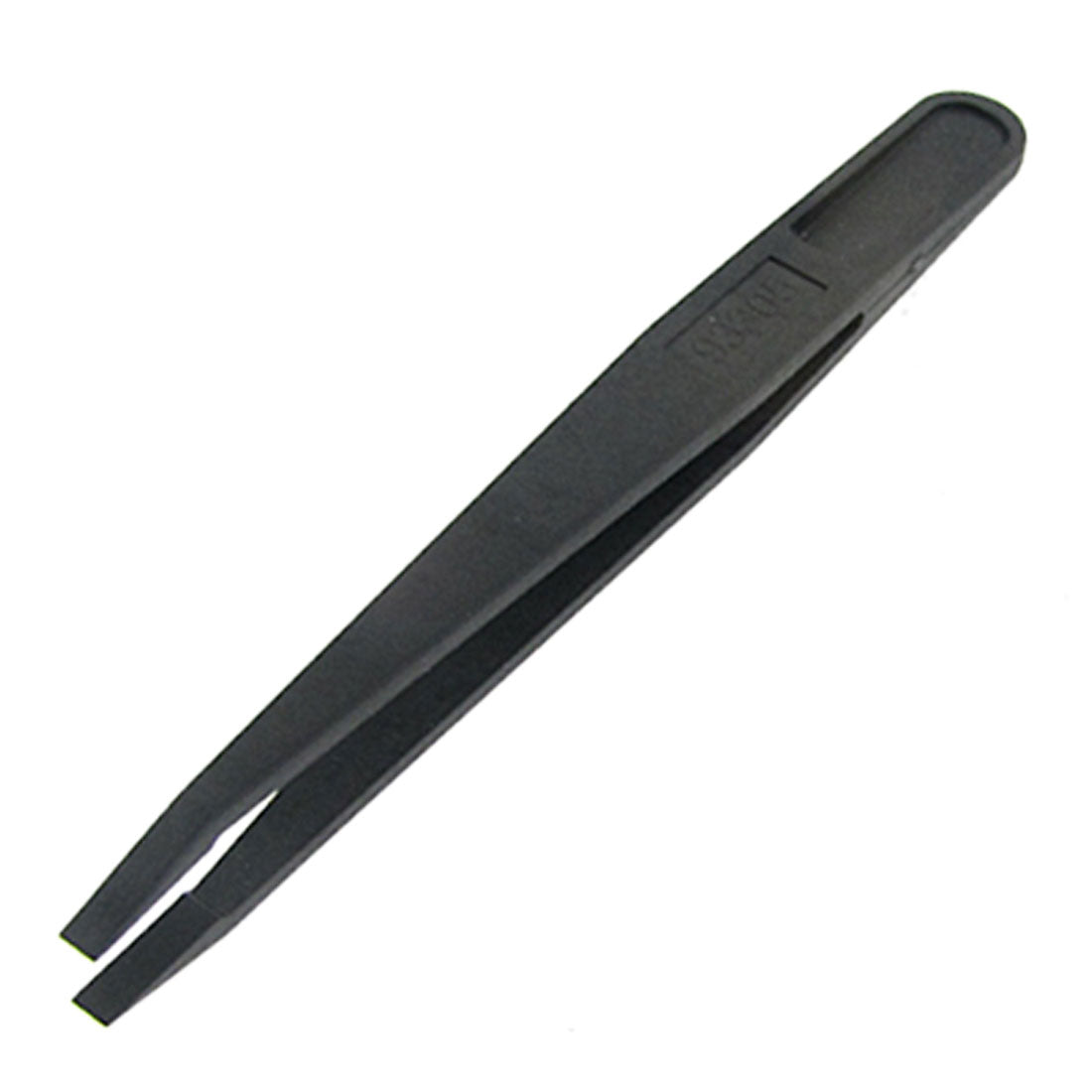 uxcell Uxcell Electronics Plastic Flat Tip Anti-static Black Tweezers Tool 93305