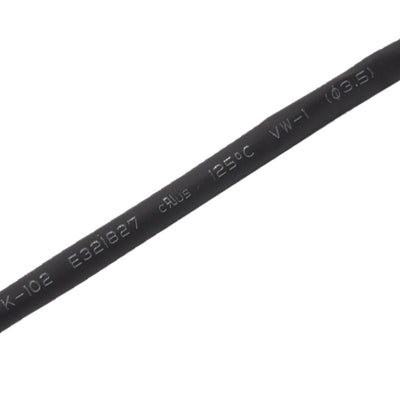 Harfington Uxcell Black 3.5mm Dia 3 Meters Heat Shrinkable Tubing Tube